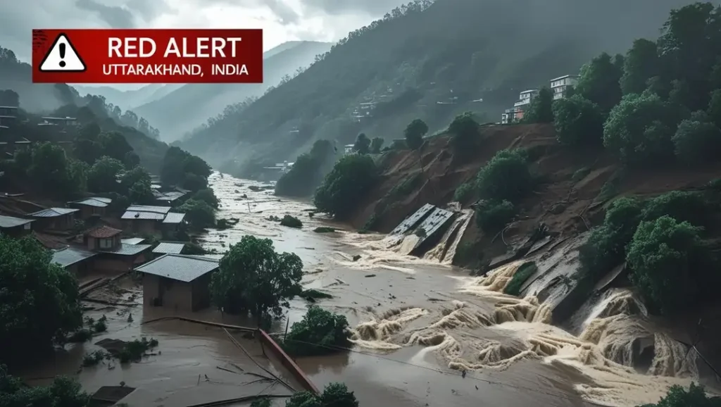 उत्तराखंड मौसम रेड अलर्ट Uttarakhand weather red alert
