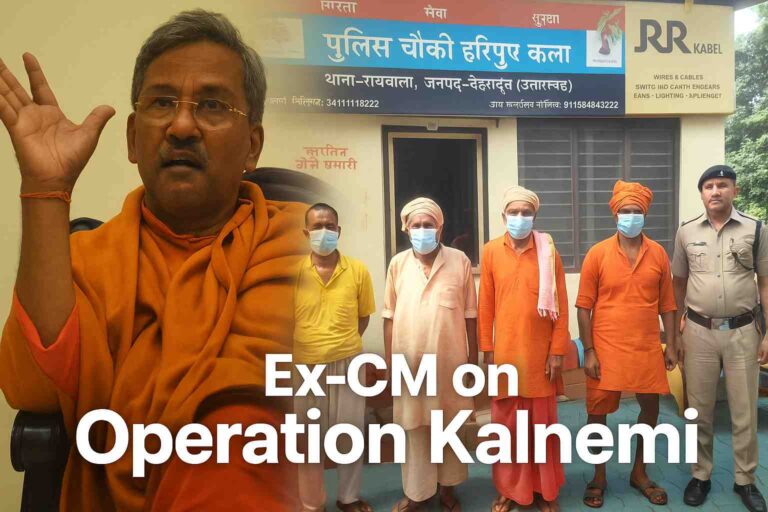 Uttarakhand news 25 Ex_CM_Operation Kalnemi