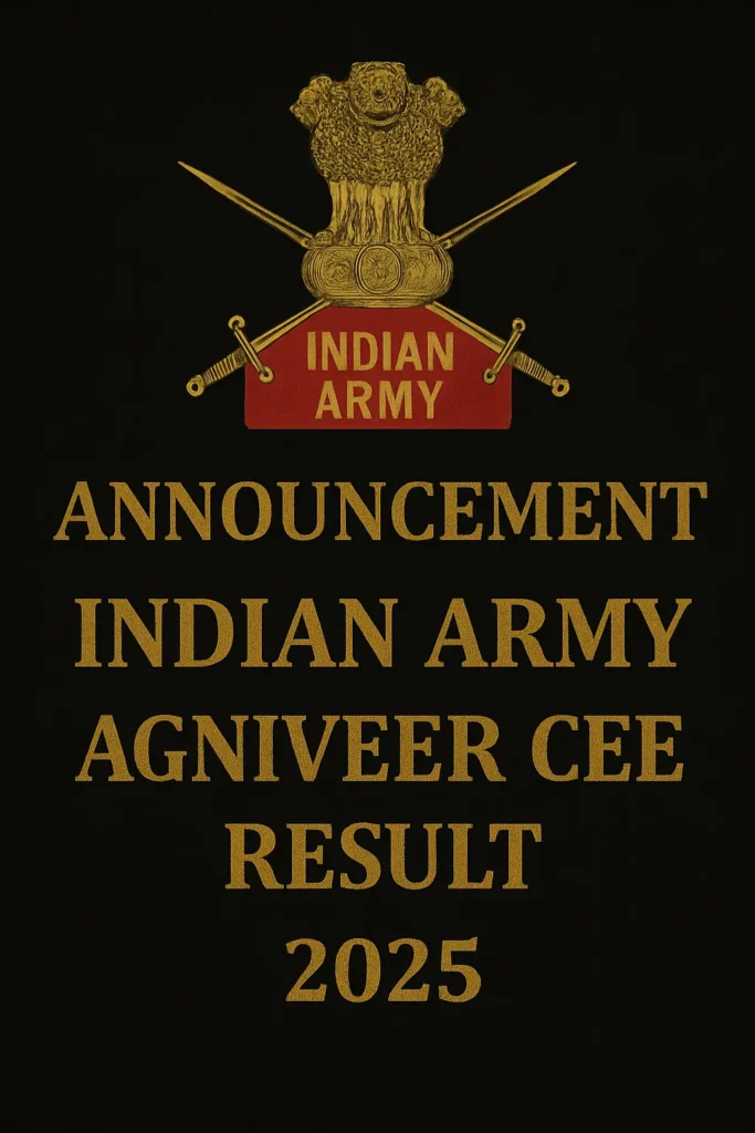 Agniveer CCE Result 2025