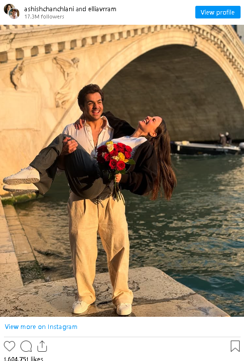 Elli Avram And Ashish Chanchlani