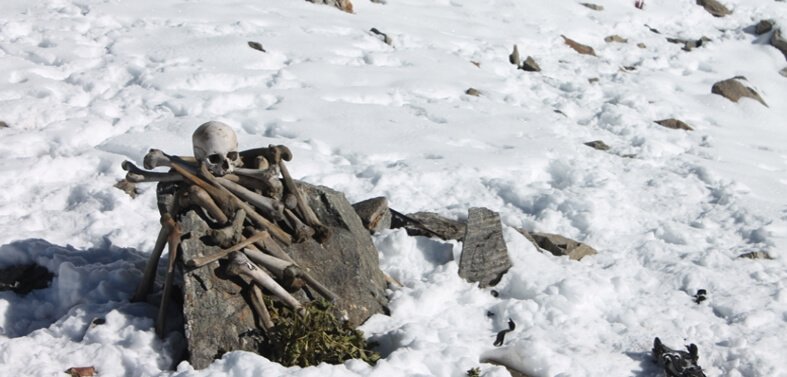 Roopkund Trek Skeleton