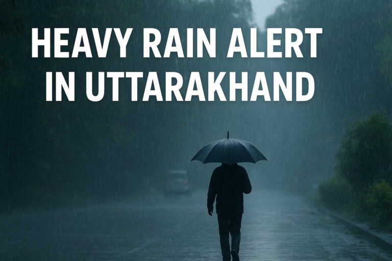 Uttarakhand news 15 उत्तराखंड मौसम विभाग: भारी बारिश चेतावनी