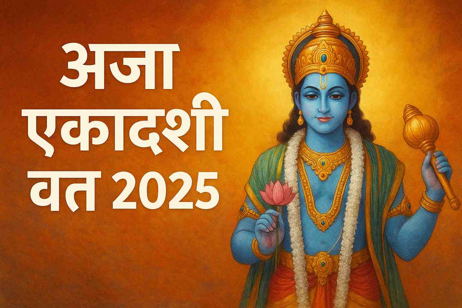 पाप मिटाने और मोक्ष दिलाने वाली अजा एकादशी आज , जानिए व्रत का महत्व और पूजा विधि…..