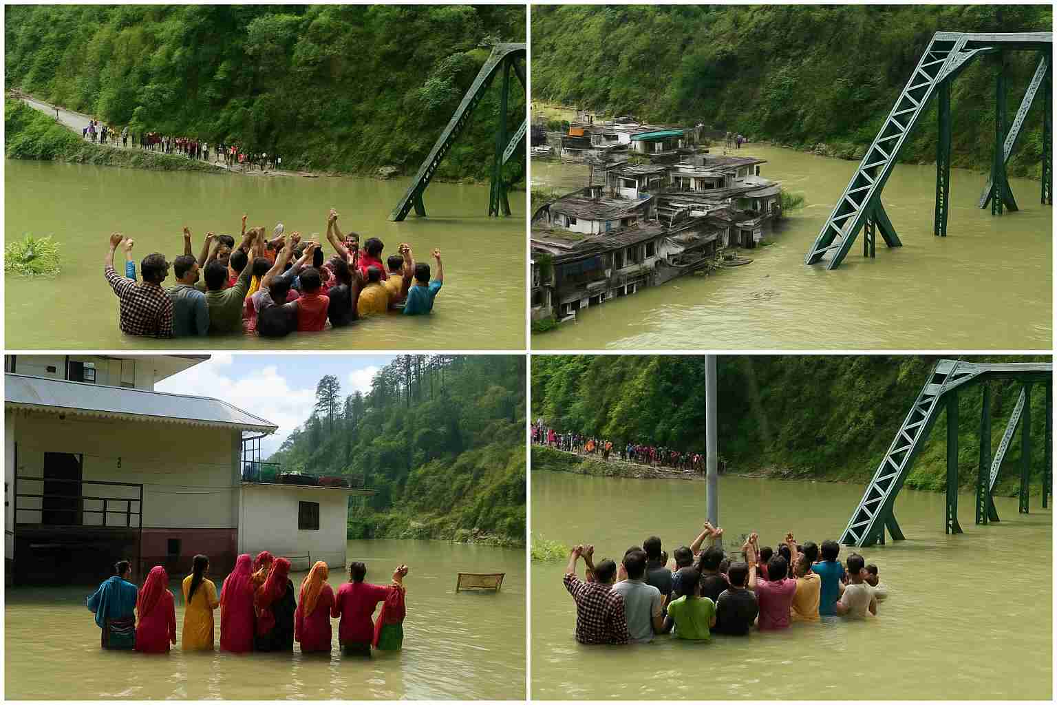 स्यानाचट्टी : ग्रामीणों ने झील में उतरकर किया प्रदर्शन, प्रशासन पर लगाए गंभीर आरोप…