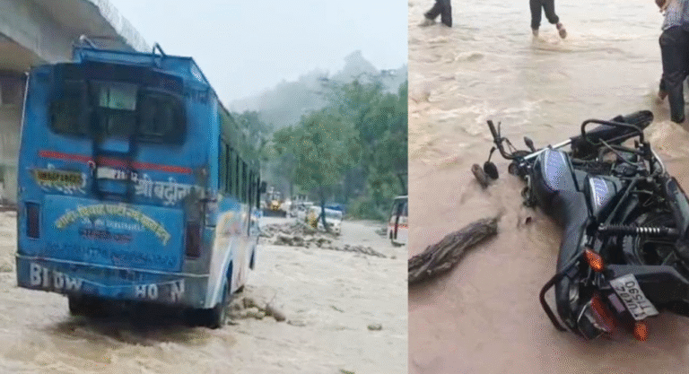 Uttarakhand news 39 धनगढ़ी नाले के पास तेज रफ्तार बस ने लोगों को रौंदा