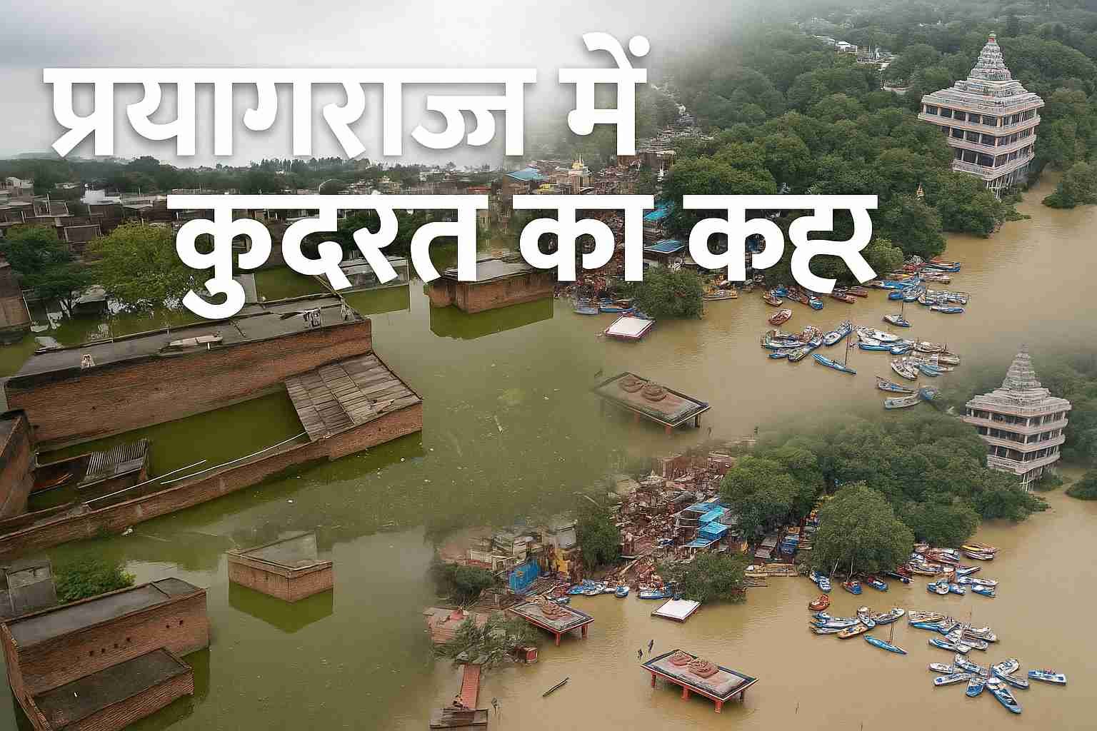 प्रयागराज में कुदरत का कहर