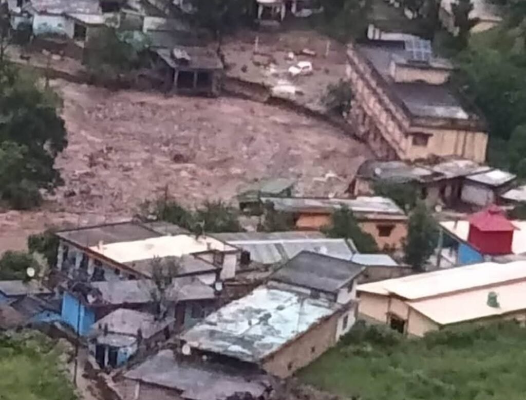Chamoli nandanagar cloud burst