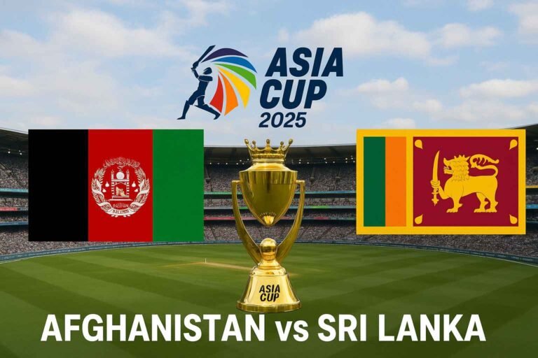 Afghanistan vs Sri Lanka Asia Cup 2025