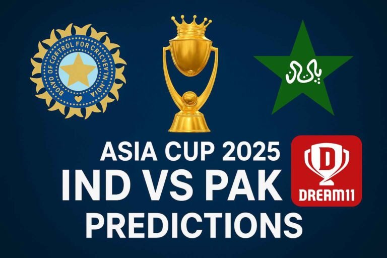 Ind vs Pak Dream11 Predictions