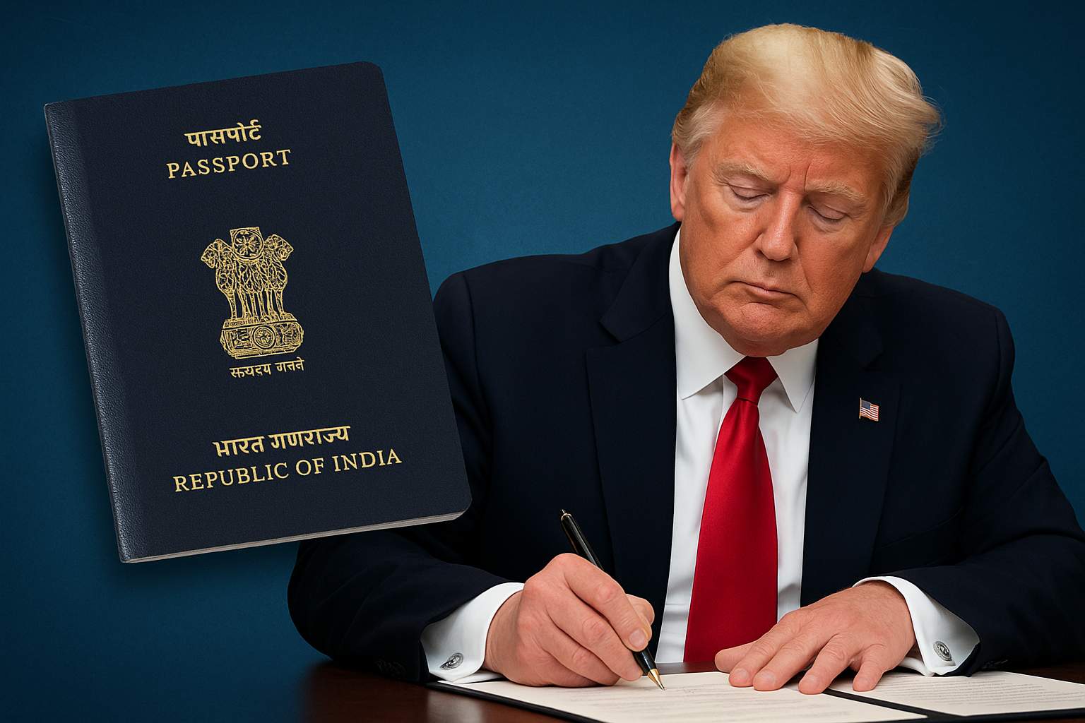 भारतीय IT कंपनियों को लगेगा बड़ा झटका ! H-1B वीजा शुल्क में अब सालाना चुकाने होंगे 1 लाख डॉलर…