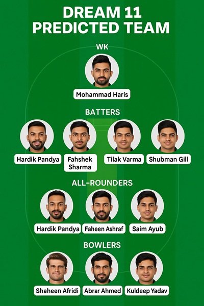 Ind vs Pak Dream 11