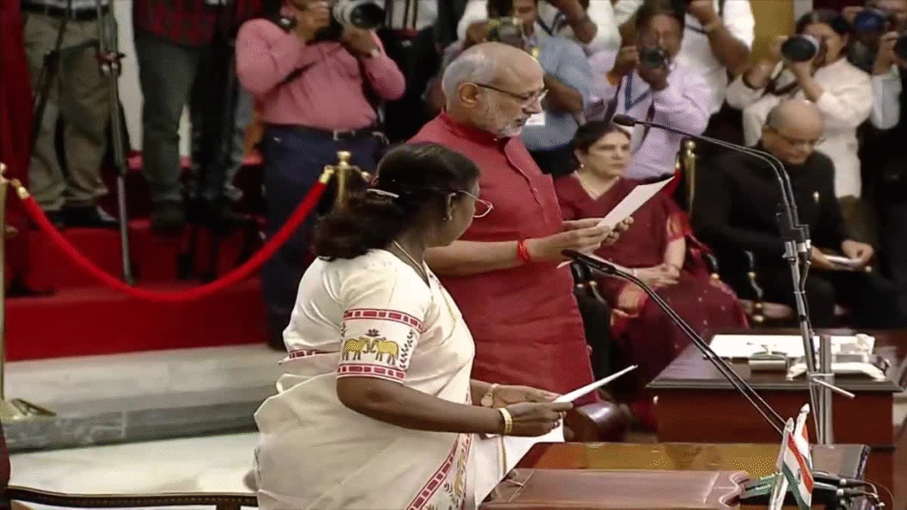 CP Radhakrishnan Oath ceremony