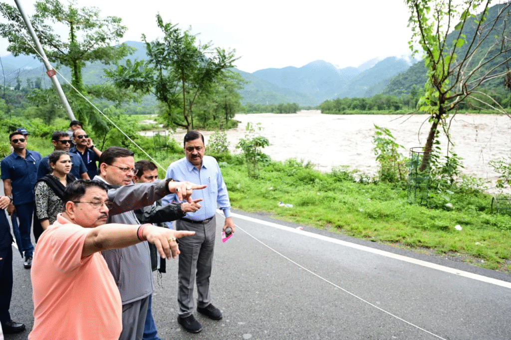 uttarakhand-heavy-rain-cm-dhami-relief-operations