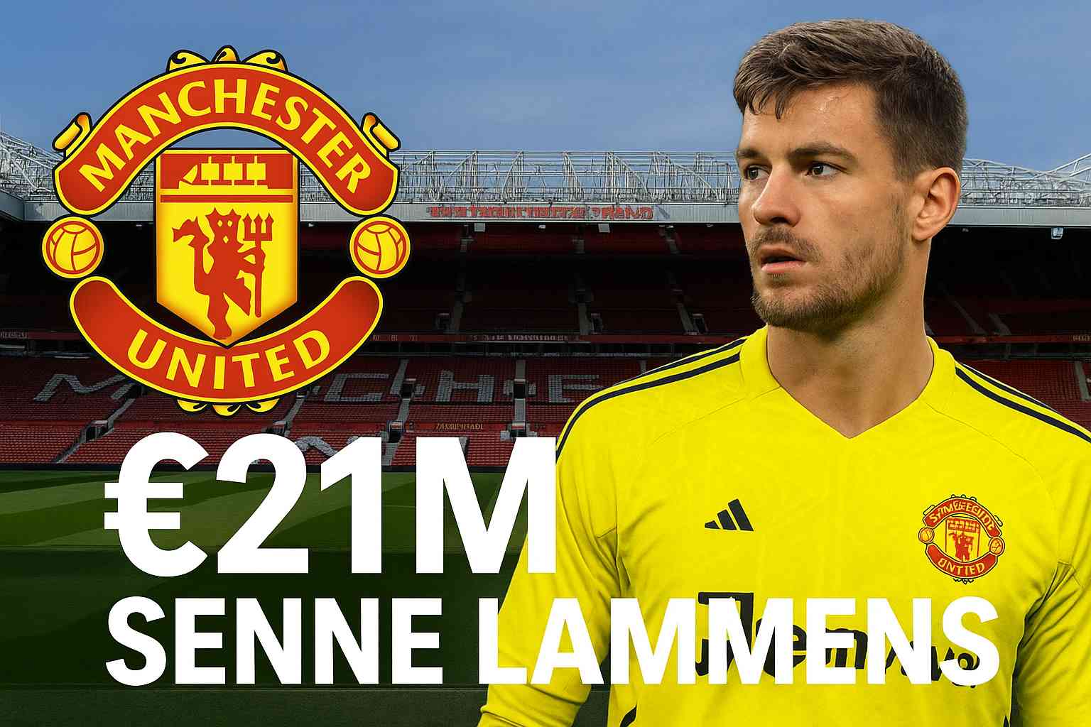 Manchester United Seals a deal with Royal Antwerp For Gk Senne Lammens on a Five-Year Deal on Deadline day…