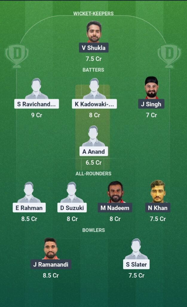 Oman vs Japan Dream11 Predictions | Confident Fantasy Teams & Match Insights 3 Oman vs Japan Dream11 Predictions  team 1