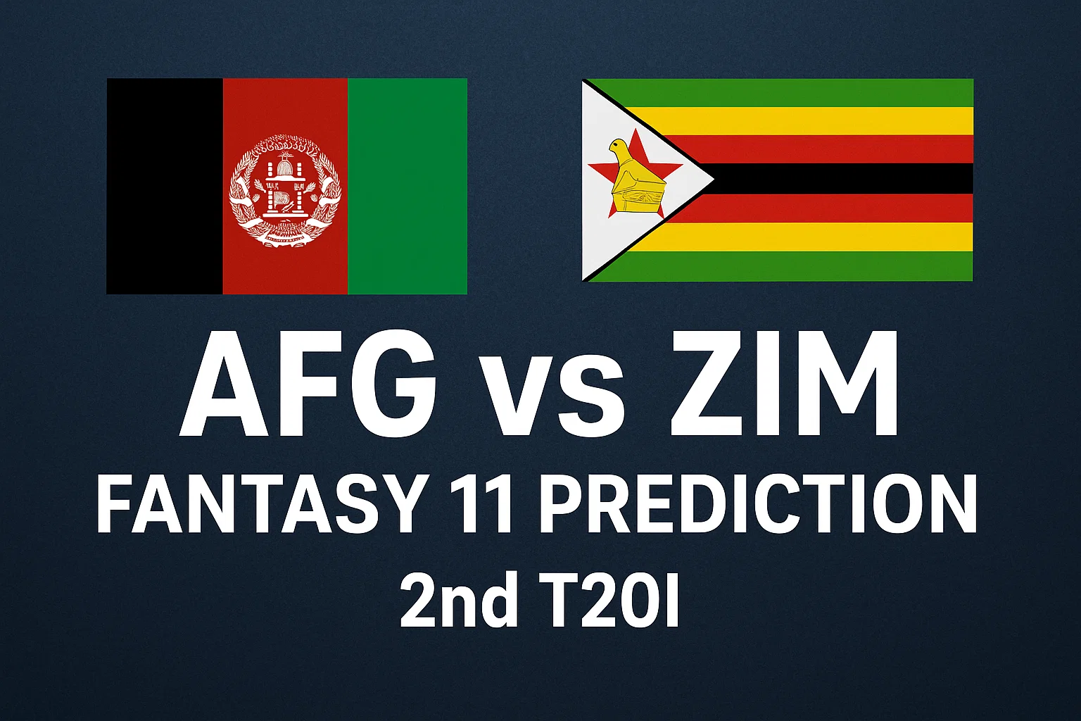 AFG vs ZIM Fantasy 11 Prediction : Winning Experts Picks For 2nd T20i..