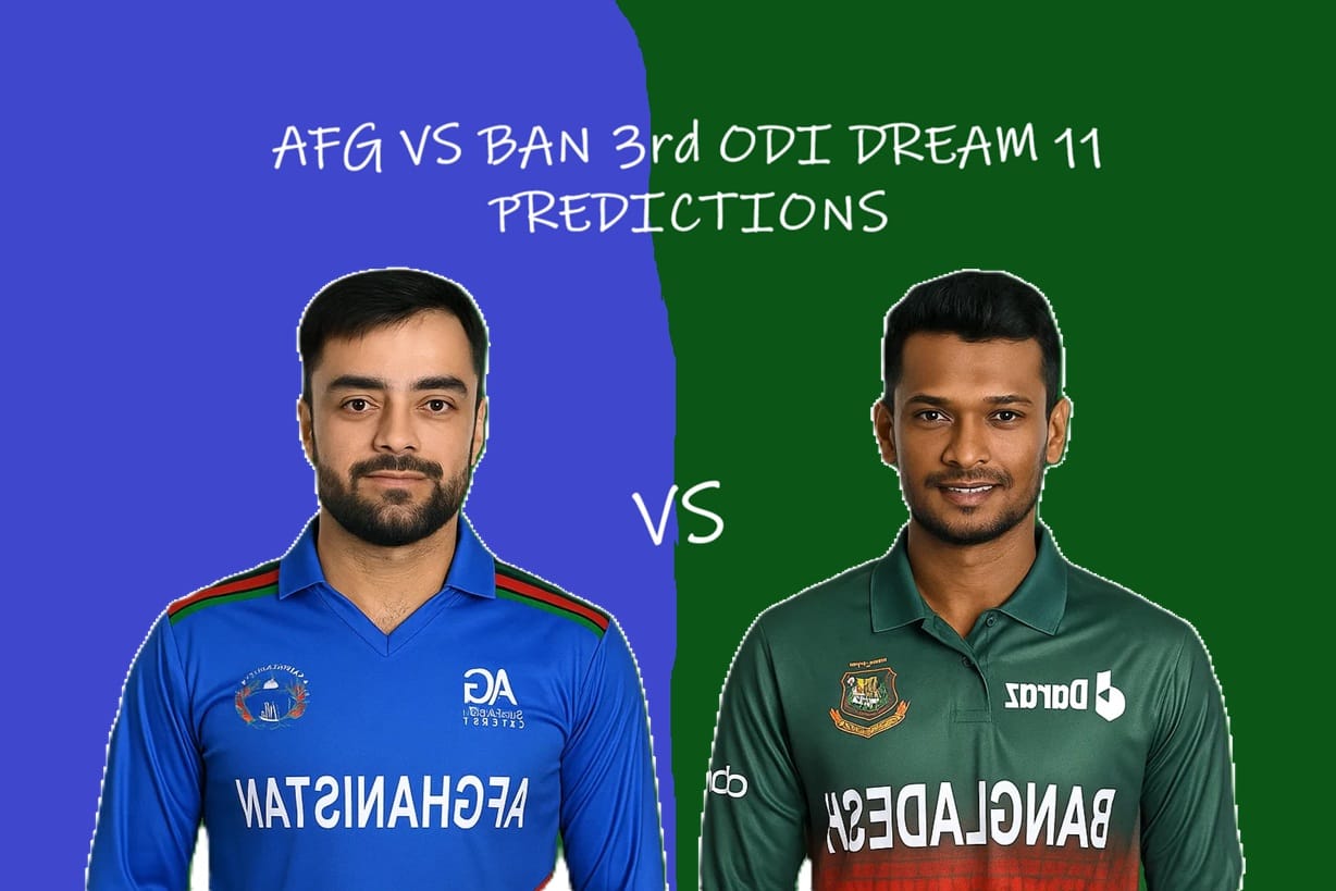 Afg vs Ban Dream 11 Fantasy tips : Key Players to Crush or Falter!