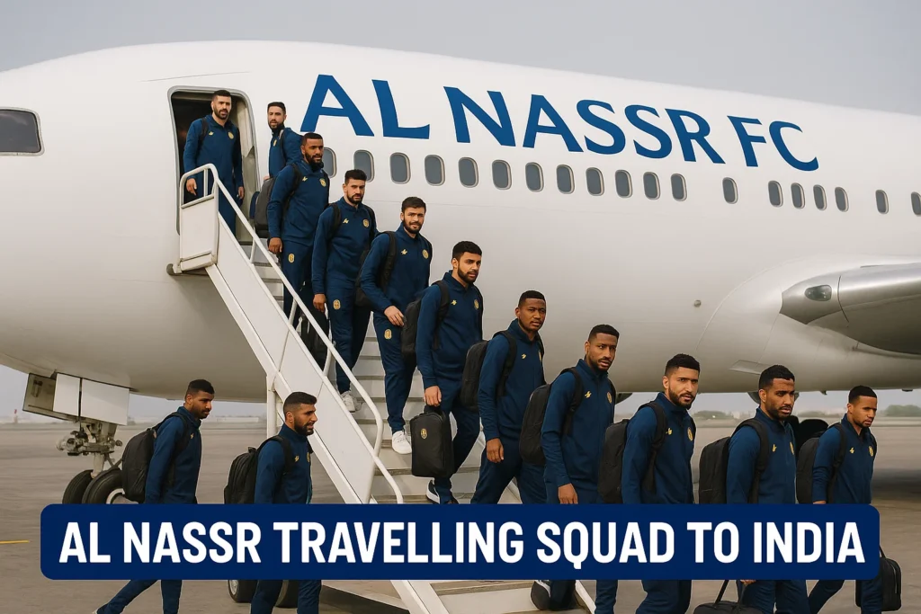 Al Nassr Travelling Squad to India