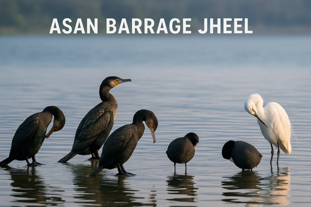 Asan Barrage Jheel