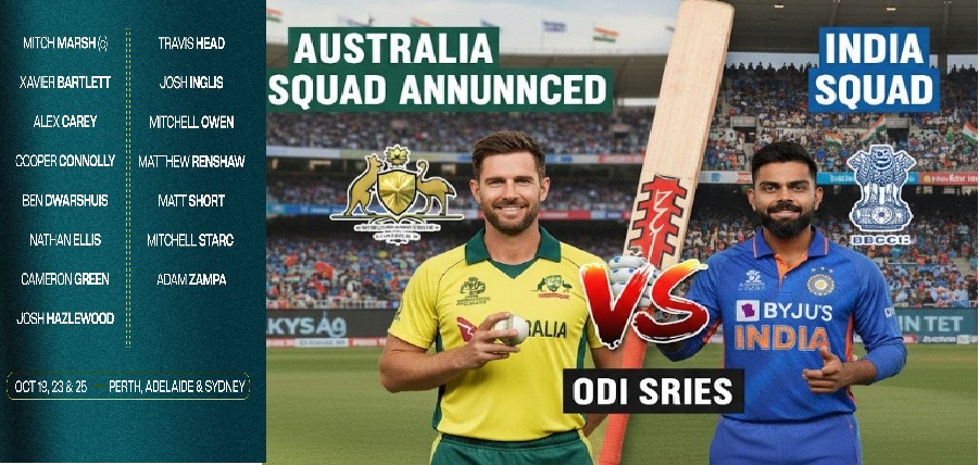 Australia Cricket Squad vs India