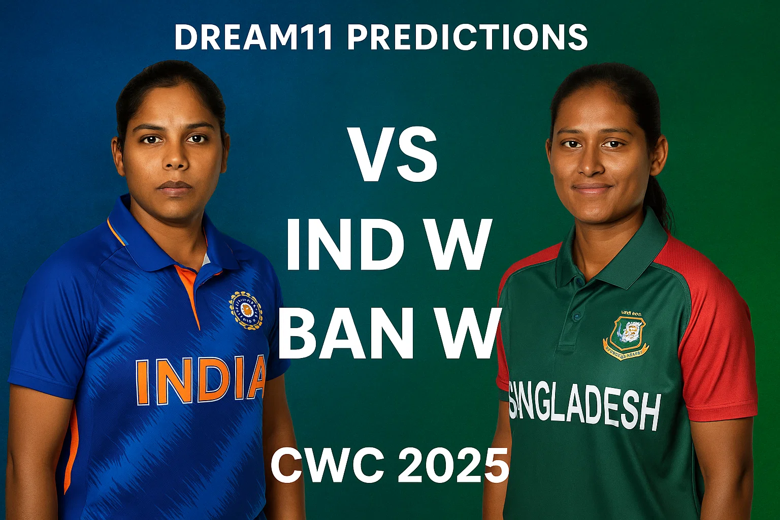 IND W vs BAN W Dream11 Predictions – Fantasy Tips & Playing XI..