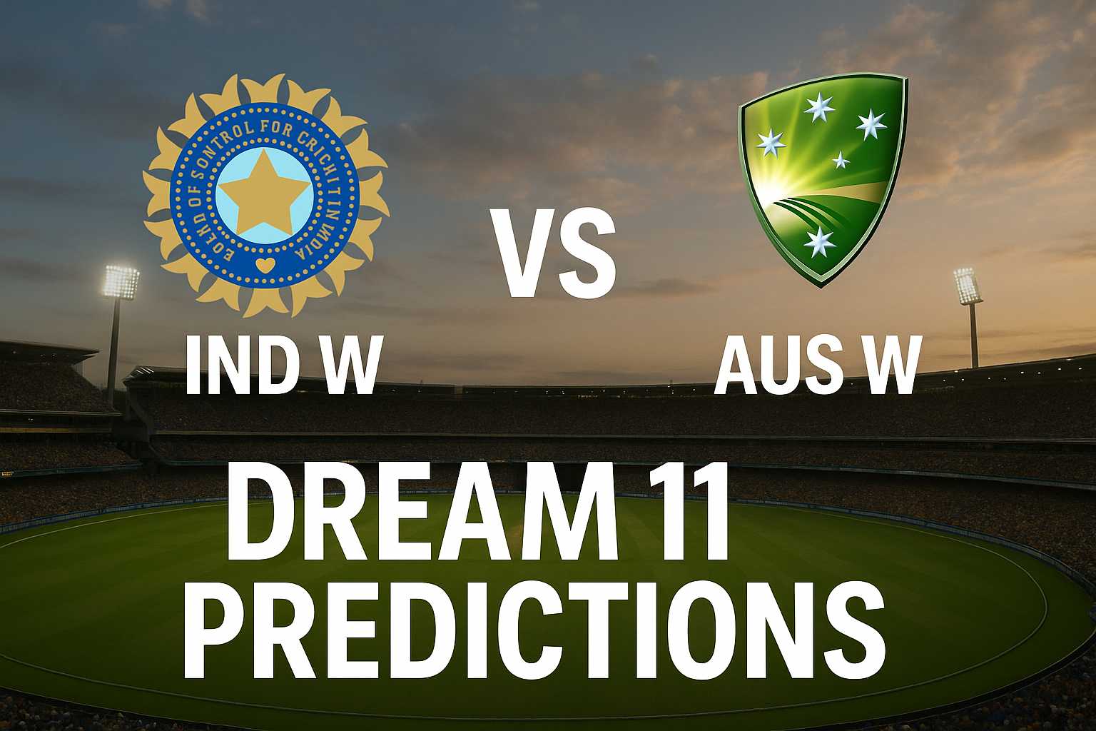 Ind W vs Aus W Dream 11 Predictions: Expert Fantasy Tips, Lineups & Match Analysis