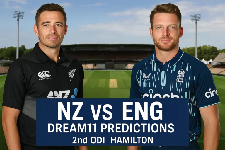 NZ vs ENG Dream 11 Predictions 2nd ODI