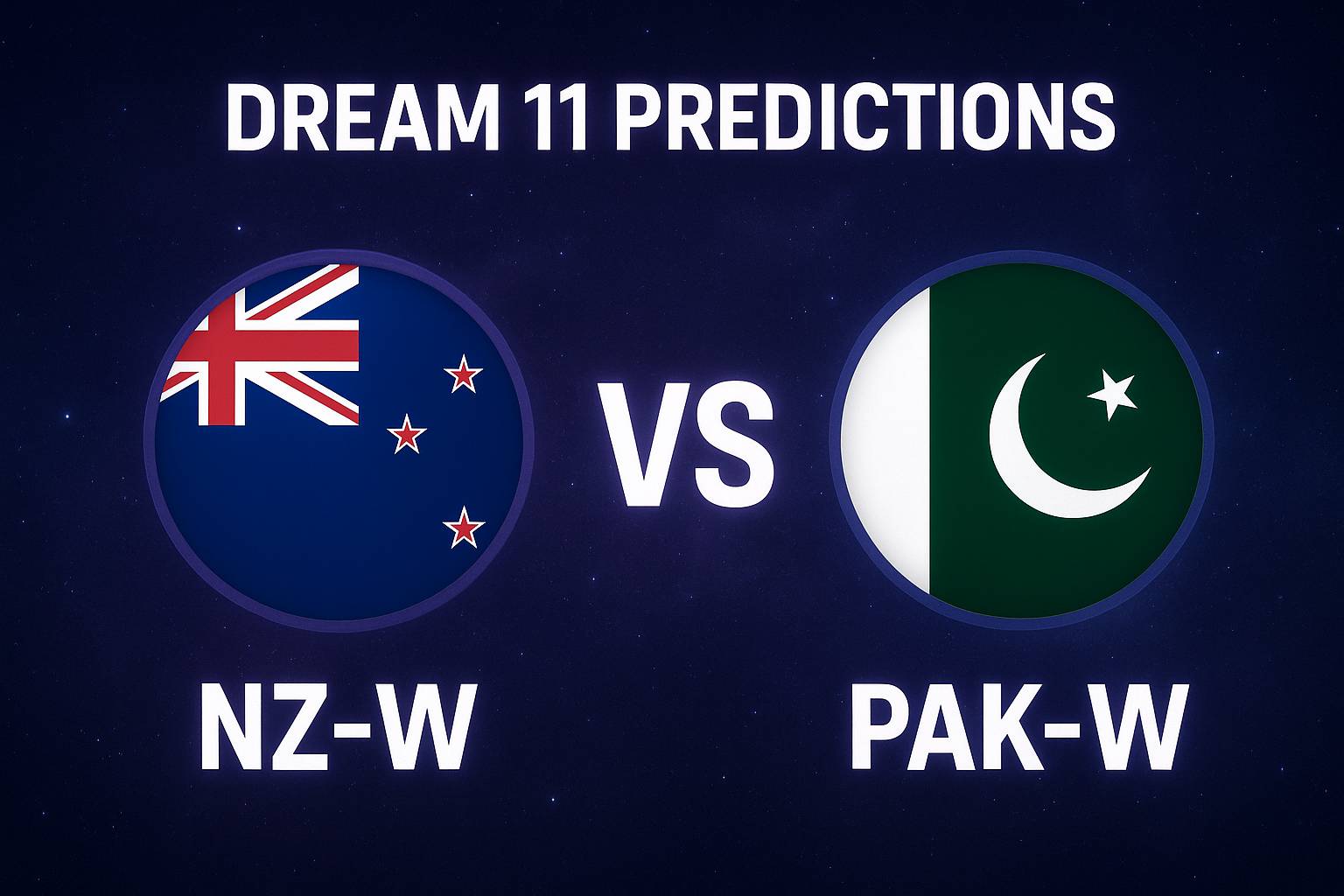 Nz w vs Pak w Dream 11 Predictions : Ultimate Winning Tips & Key Players..