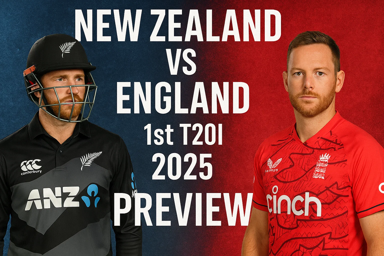 New Zealand vs England 1st T20I 2025 Preview, Prediction, and Full Match Details – Hagley Oval