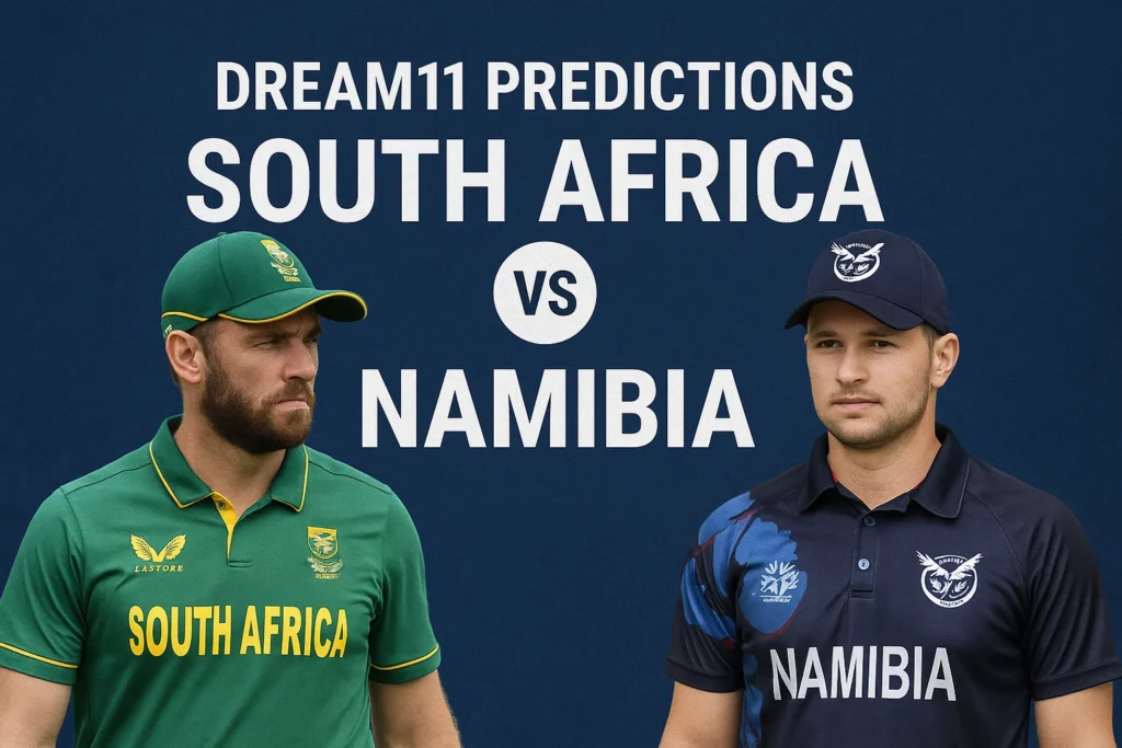 SA vs Namibia Dream 11 Predictions That Will Blow Your Explosive Mind! 1 SA vs Namibia Dream 11 Predictions