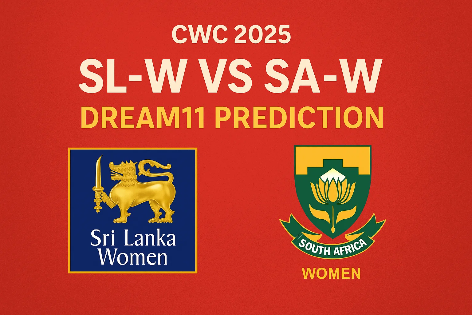 SL W vs SA W Dream 11 Prediction: Expert Fantasy Tips, Match Analysis & Winning Combinations (2025)