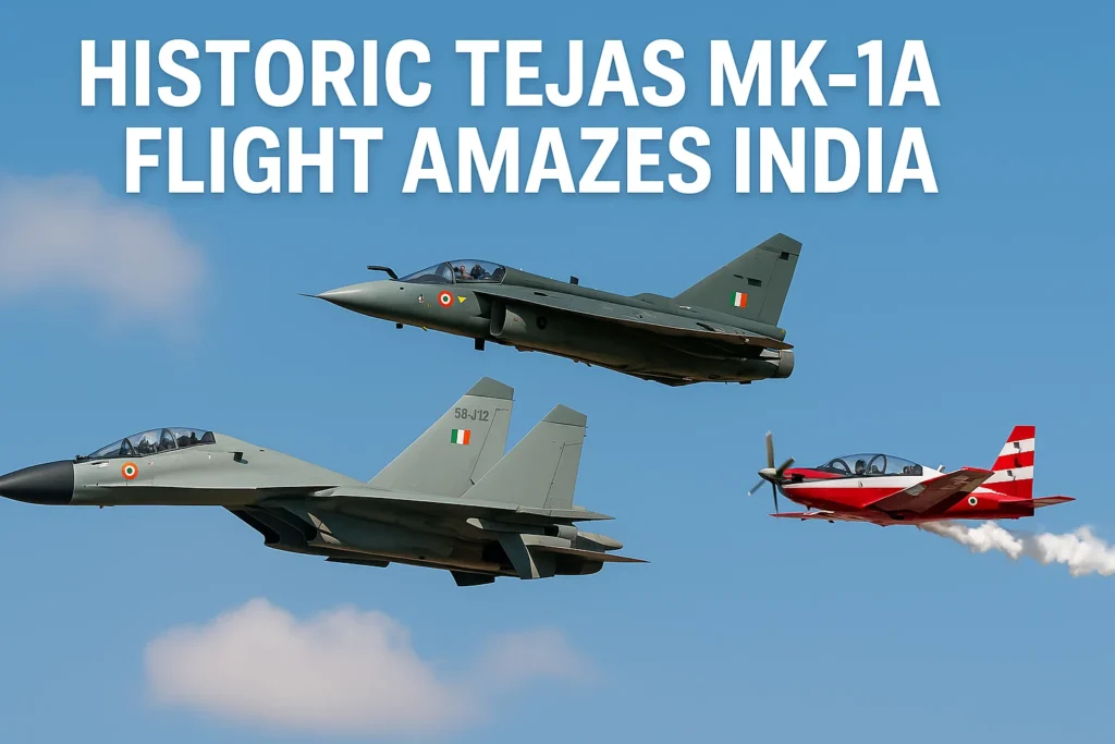 Tejas Mk-1A Historic Flight