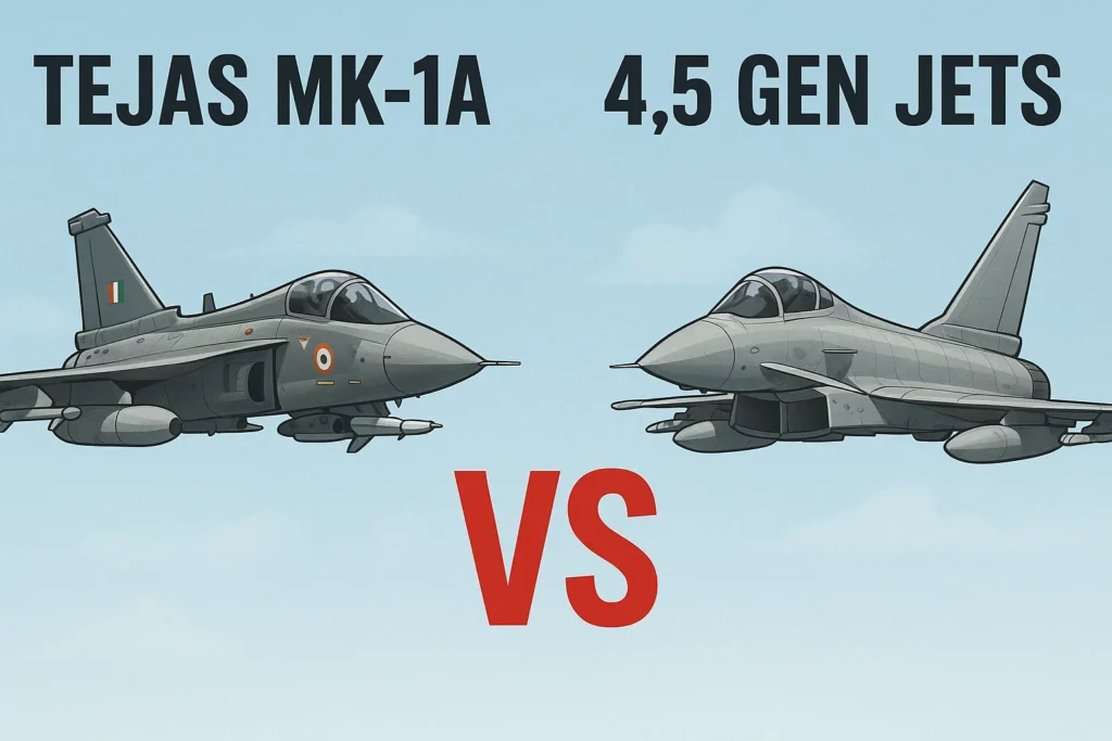 Tejas Mk-1A vs 4.5 Gen Jets