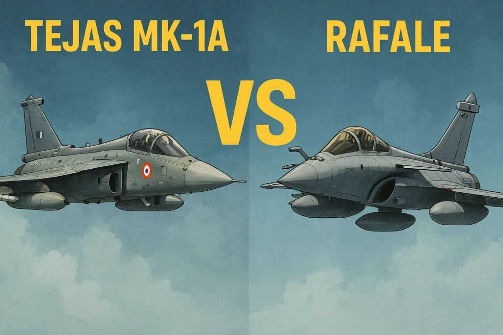 Tejas Mk-1a vs rafael