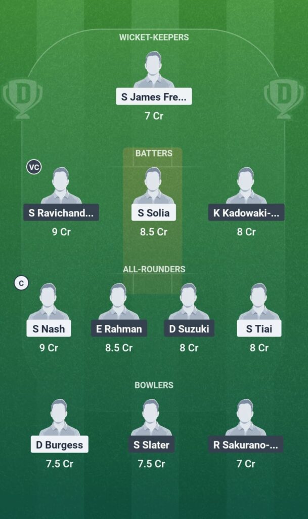 Smo vs Jpn Dream 11 Predictions ,Unstoppable Fantasy Picks.. 5 Smo vs Jpn Dream 11 Predictions