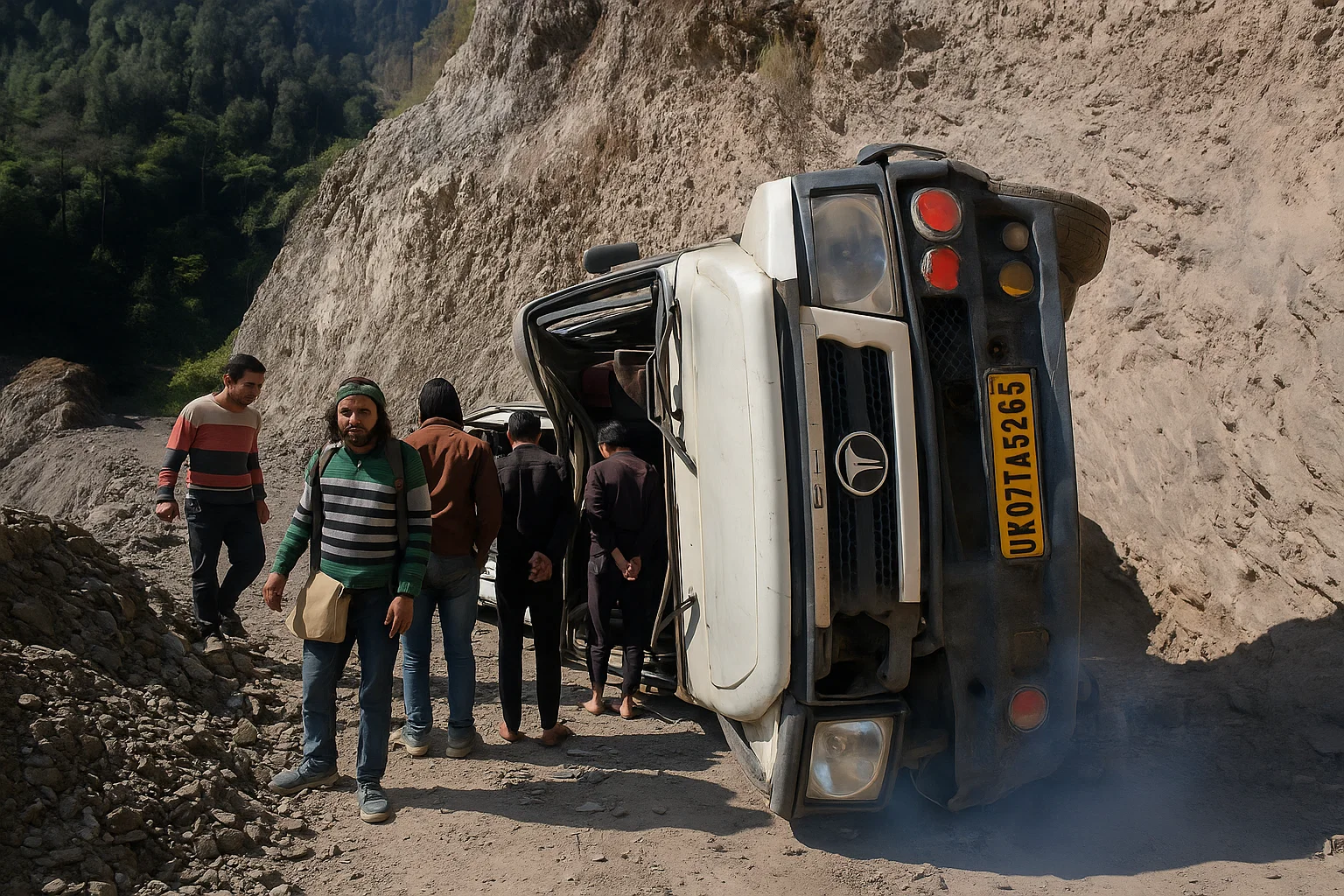 चमोली हादसा : बिरही निजमुला मार्ग पर बोल्डर की चपेट में आया वाहन, चालक घायल..
