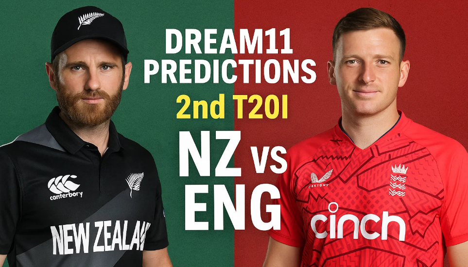 NZ vs ENG Dream11 Predictions 2nd T20I: Best Fantasy Tips, Playing XI & Match Preview.. 3 NZ vs ENG Dream11 Predictions 2nd T20I