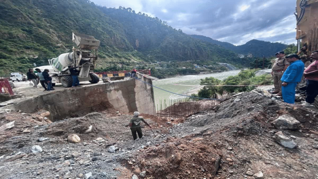 Jawari Bypass Rudraprayag Bridge Damaged