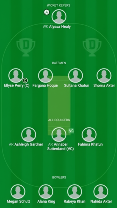 Explosive Aus W vs Ban W Dream11 Predictions Today | Winning Fantasy Tips.. 5 Aus W vs Ban W Dream11 Predictions : Team 3 Risky Reward