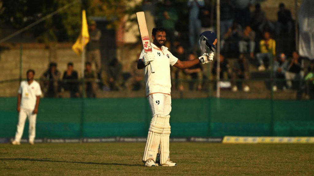 Paras Dogra 32nd Ranji Trophy Century