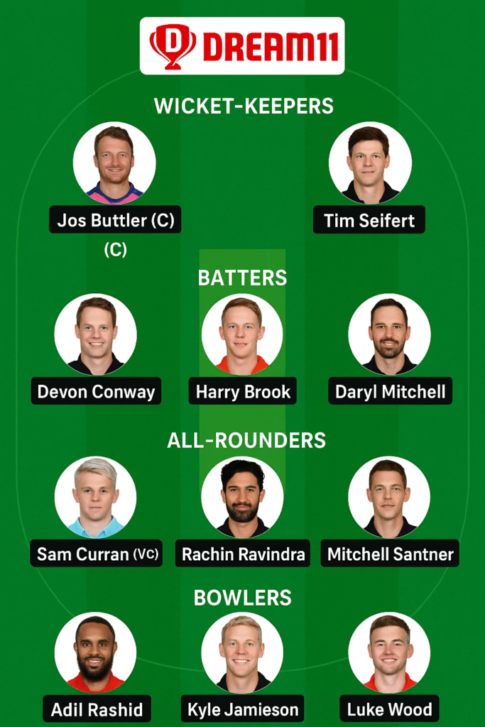 NZ vs ENG Dream 11 Predictions 1st T20i Team 1