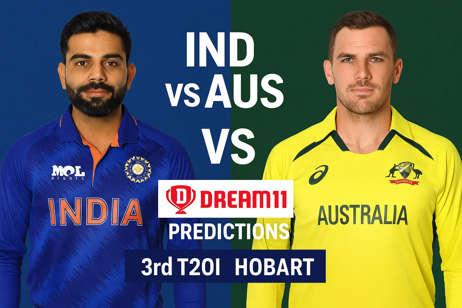 Ind vs Aus Dream 11 Predictions 3rd T20I : Expert Team Analysis & Fantasy Tips..