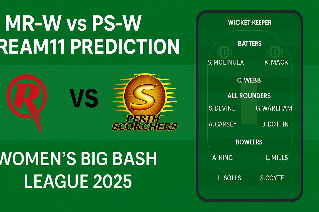 MR-W vs PS-W Dream11 Prediction : Today Match Winning Tips..