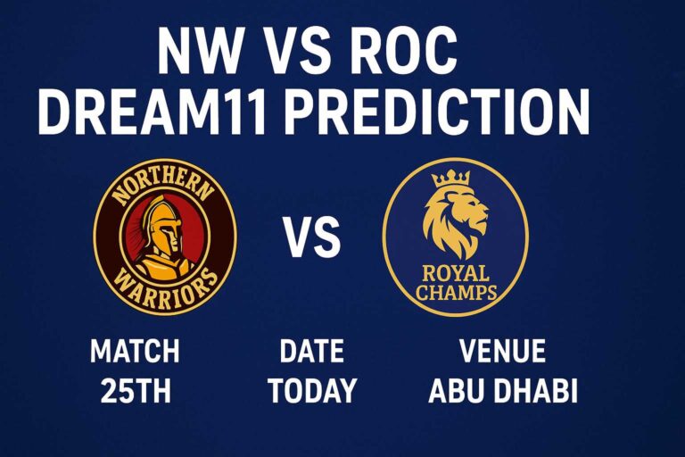 Sports Buzz: Epic Cricket Dream 11 Predictions & News 15 NW vs ROC Dream11 Prediction Today Match