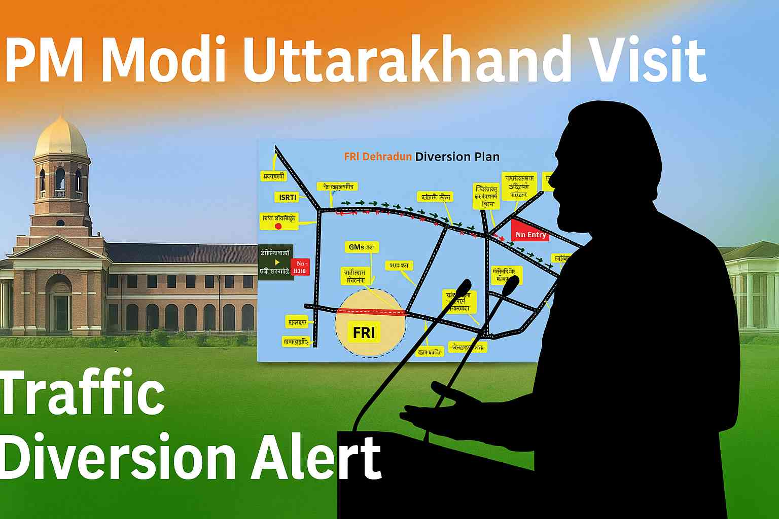 FRI में होगा उत्तराखंड राज्य स्थापना दिवस का सबसे बड़ा समारोह: पीएम मोदी होंगे शामिल, जानें ट्रेफिक प्लान और तैयारियों का पूरा अपडेट…