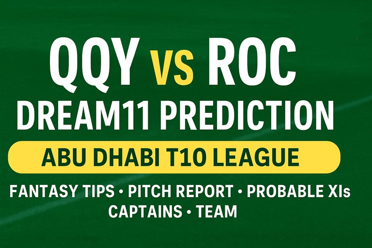 Sports Buzz: Epic Cricket Dream 11 Predictions & News 11 QQY vs ROC Dream11 Prediction