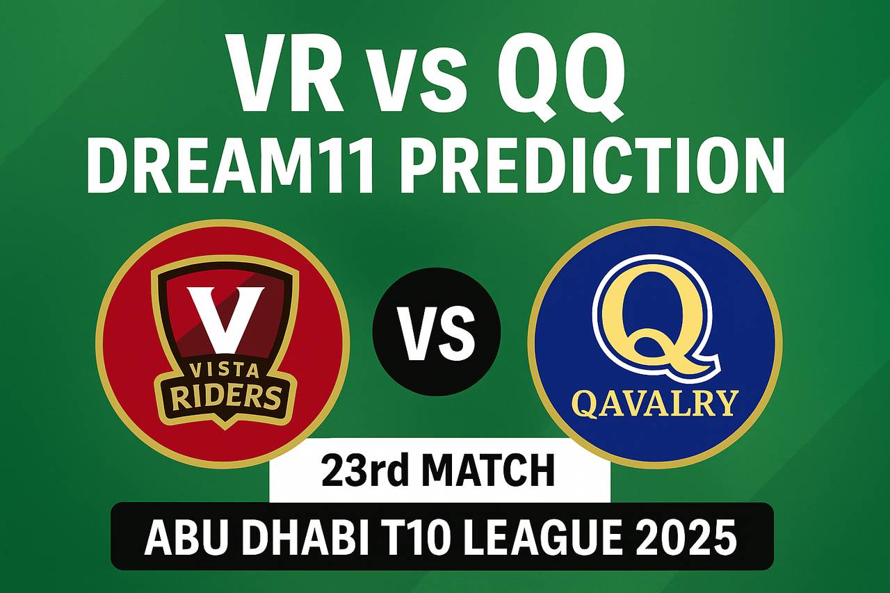 VR vs QQ Dream11 Prediction : Perfect Tips & Tricks..