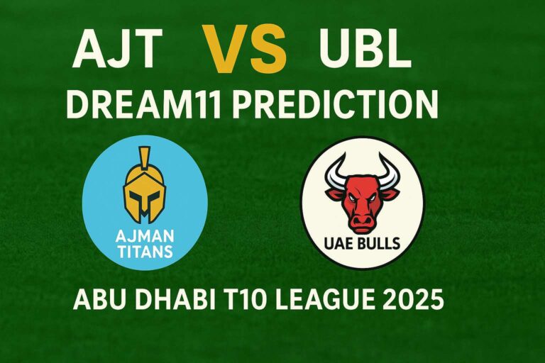 Sports Buzz: Epic Cricket Dream 11 Predictions & News 12 AJT vs UBL Dream11 Prediction