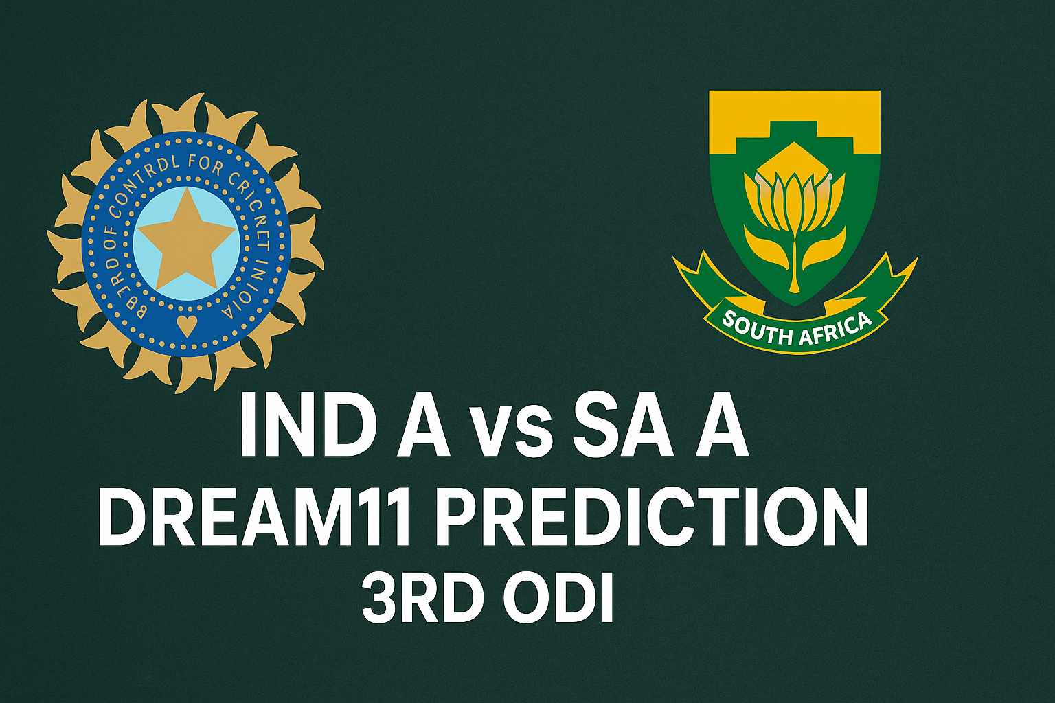 Ind A vs SA A Dream11 Prediction 3rd ODI , Perfect Guide To Build Your Final Team..