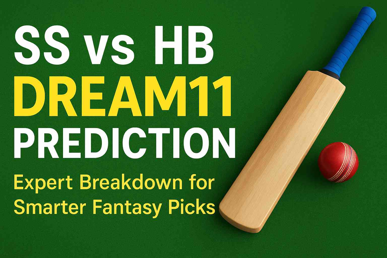 SS vs HB Dream11 Prediction: Expert Breakdown for Smarter Fantasy Picks (13 Nov 2025)